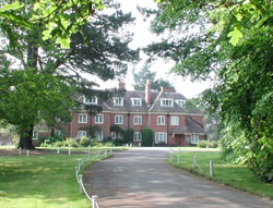 Ashurst Lodge in the Spring